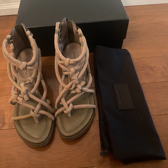 Strappy Green Alexander Wang Sandals - Picture 4 of 4